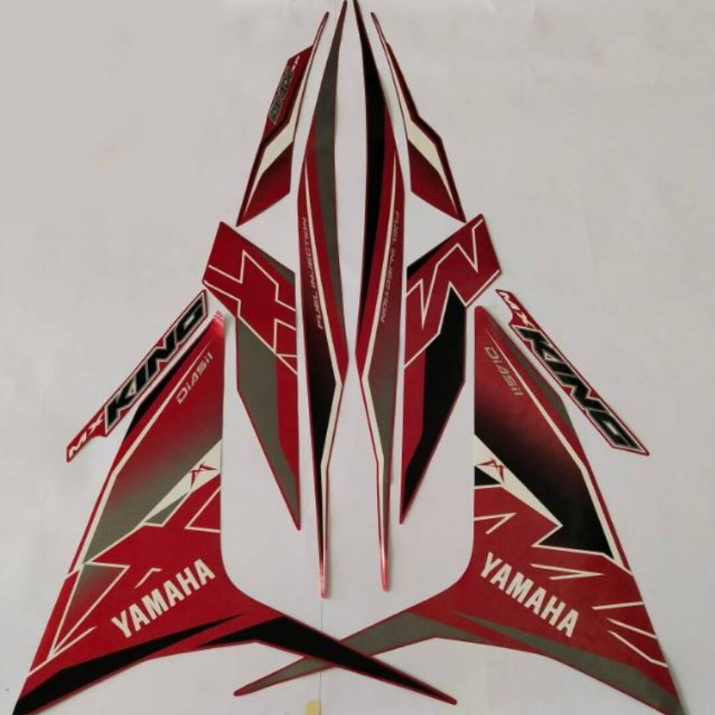 Striping Ori body Yamaha MX King 150 2018 2019 stiker bawaan original bodi yamaha mx king mx new mx 