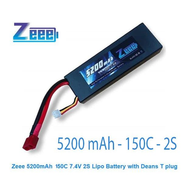 ZEEE Power 5200 mah - 150C - 2S Lipo Battery