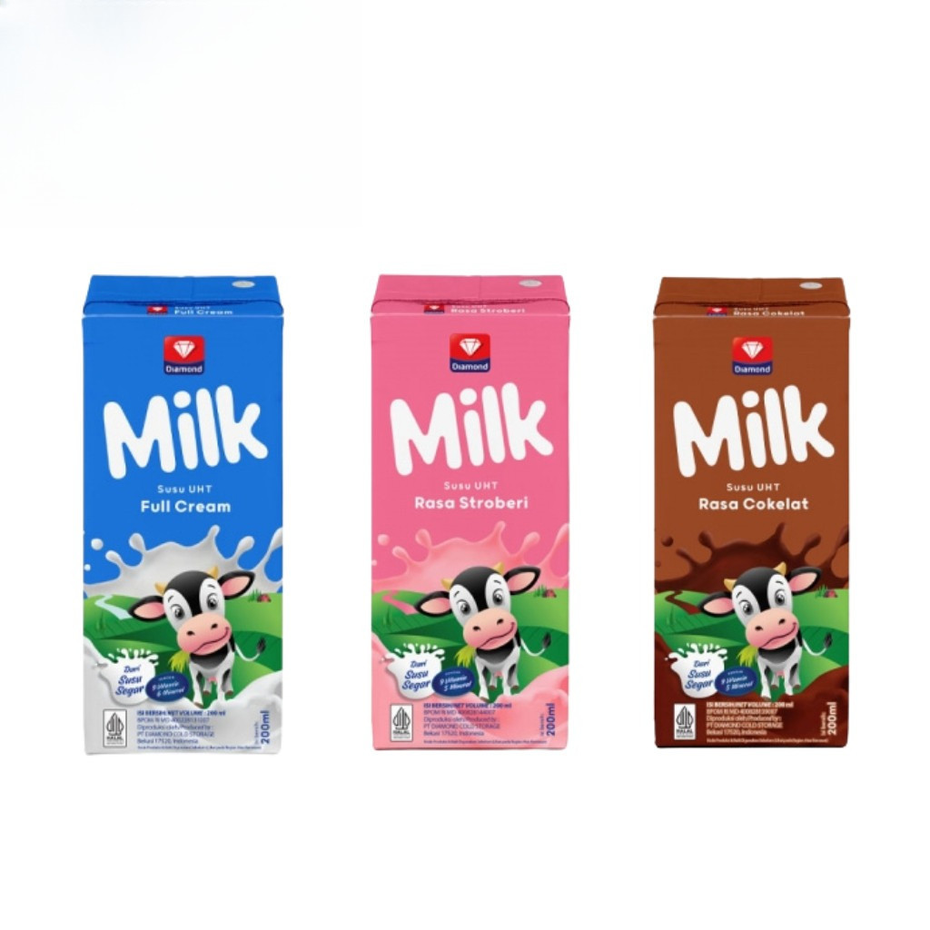 

Diamond Milk Susu UHT 200ML