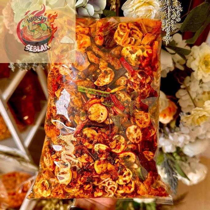 

Seblak krispi SEBLAK KERUPUK CAMPUR MIX ISI 500GR / 1KG PEDAS MERIAH / Seblak Mix. s