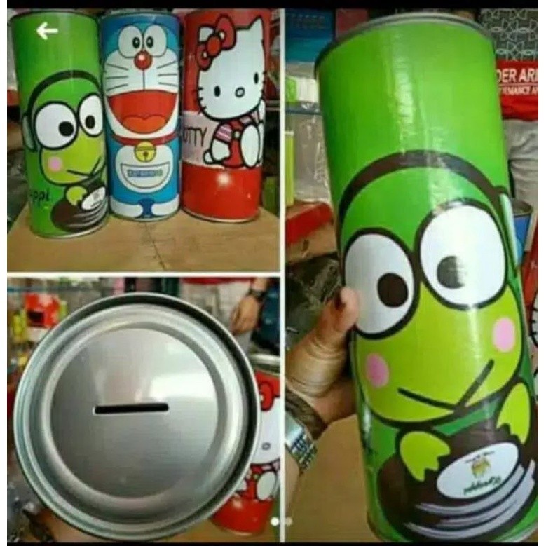 CELENGAN TARGET JUMBO GAMBAR TABUNGAN TARGET CELENGAN TARGET KARAKTER ATM MURAH BUKA TUTUP ANAK KALE