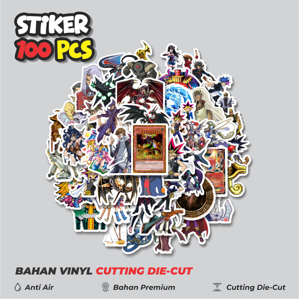 

Terbaru! 50 pcs Stiker Anime Series Yu-Gi-Oh! Karakter V1 Dekorasi Lucu Kreatif untuk Notebook, Skateboard, HP