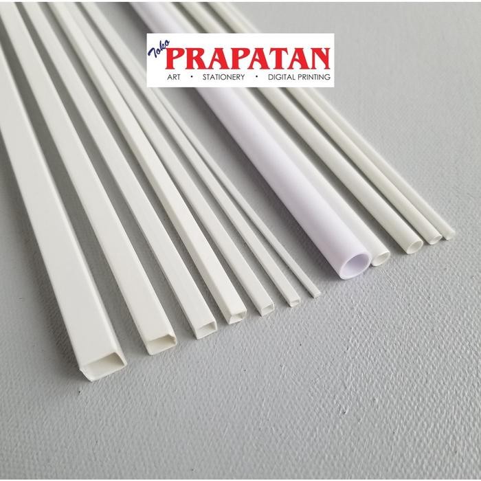 Pipa Kotak Bulat 50cm Ukuran 0.2-1.0cm / Bahan Maket - 0.6, Bulat