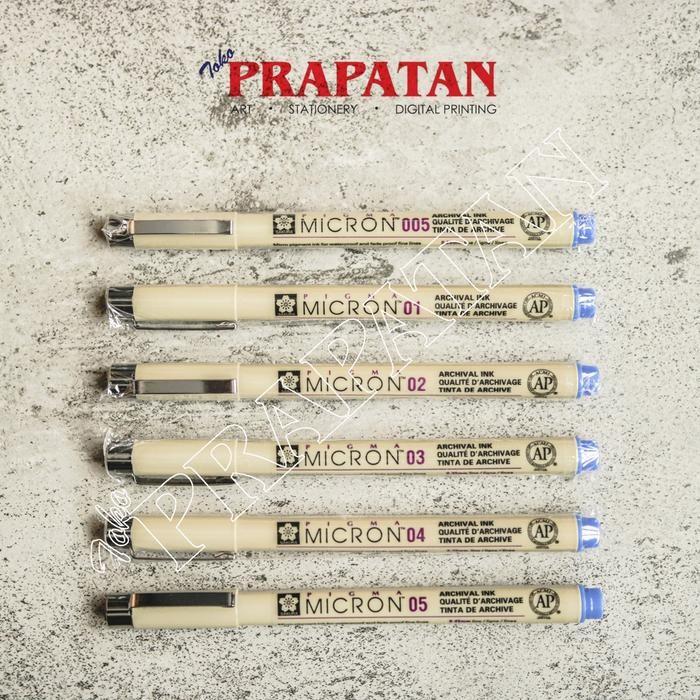 

Sakura Pigma Micro Pen Blue & Red 005-05 - Merah, 005