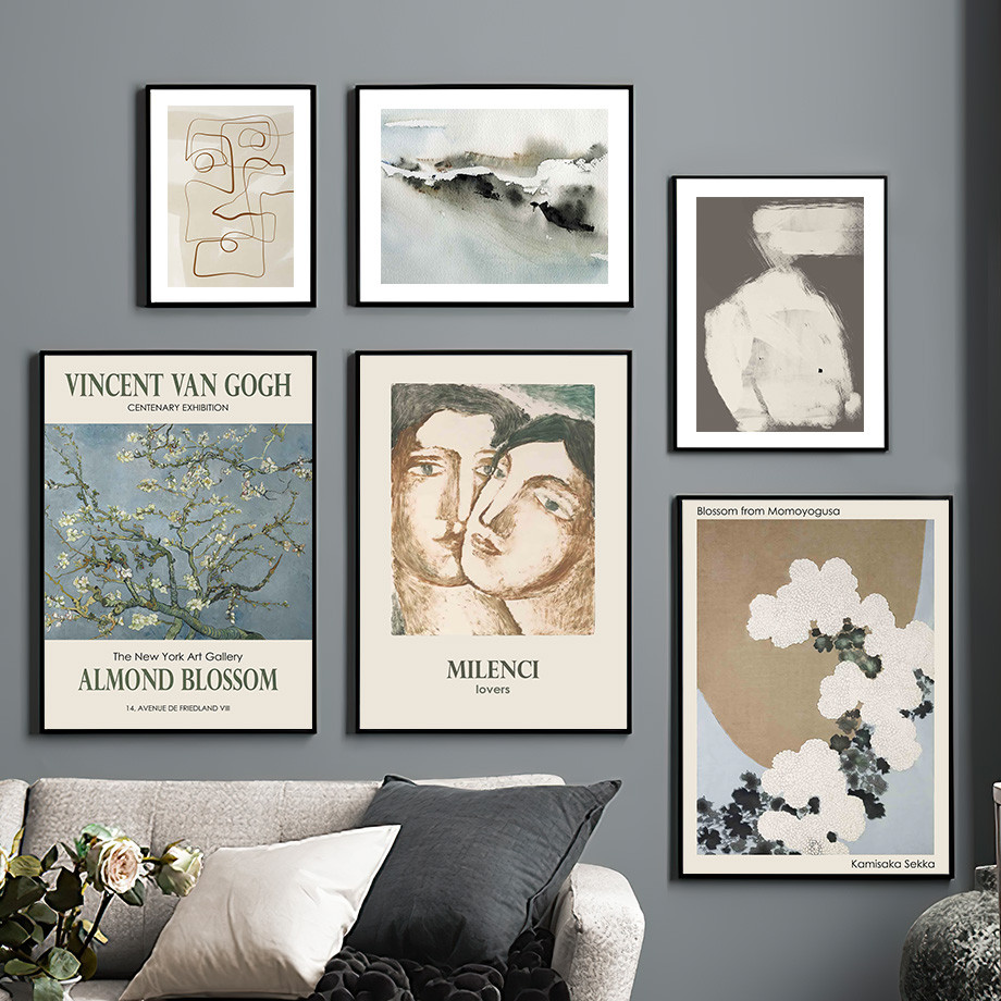 

Wall Art Canvas Painting Kamisaka Sekka Henri Matisse Crane Flower Pine Posters And Prints For Living Room Decorative Pictures