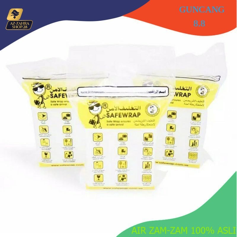 

Air Zamzam 1 Liter Kemasan Safewrap Air Zamzam Terbaik Didunia Air Alkali Air Mineral Berkhasiat Asli Alharamain Oleh - Oleh Haji/Umroh Air Zamzam Murah Kemasan 1 Liter