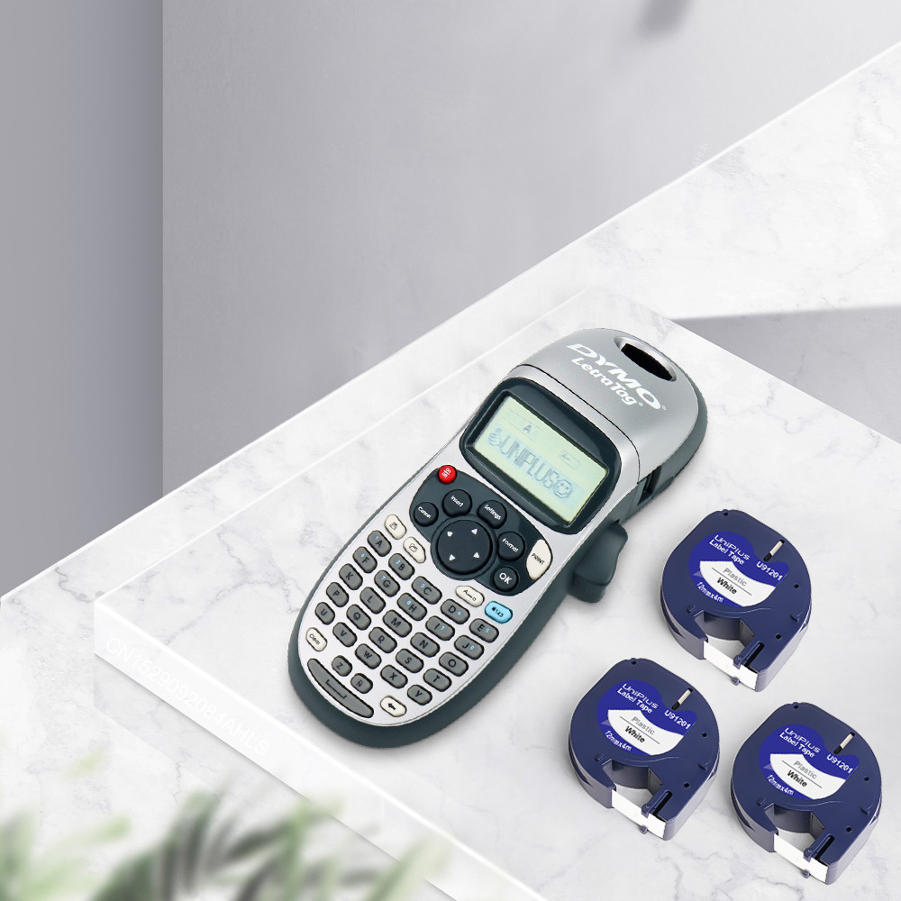 

Inkless Label Printer Dymo Letratag 100H Dymo Labeling Machine Portable Mini Printer Dymo LT100H LT-100H with 3PK Label Tapes