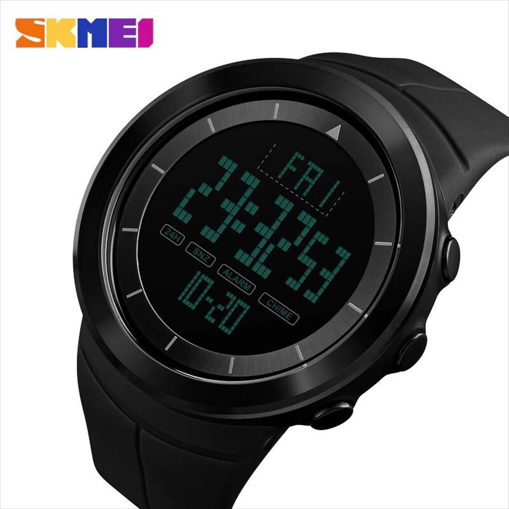 Jam Tangan Pria Rubber SKMEI 1402  Digital LED Original / SKMEI (skm.jam.oficial.id)