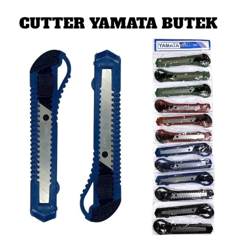 

[SDW] pekanbaru/(TERMURAH) CUTTER YAMATA BUTEK (1X12 PCS) PERLUSIN