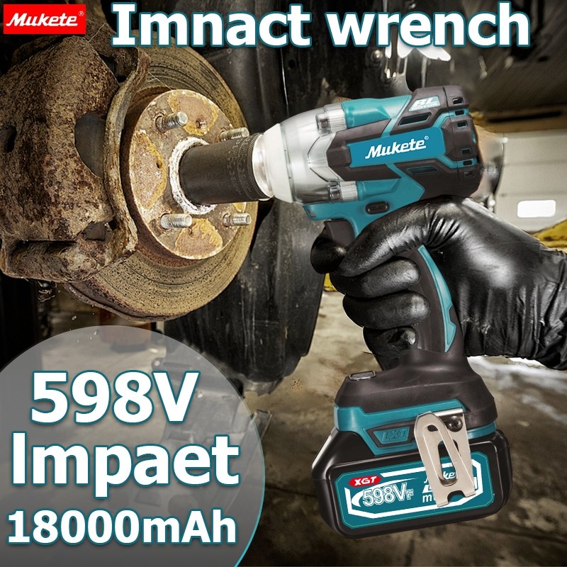 Brushless 680NM impact wrench bor impact baterai impact baterai impact wrench apr mesin impact Mobil
