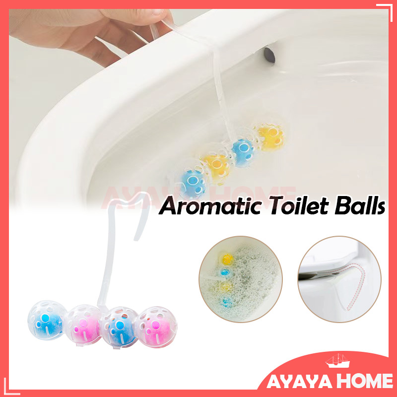 Kamper Gantung Bentuk Bola/Kapur Barus Toilet/Penghilang Bau/Aromatic Toilet Balls