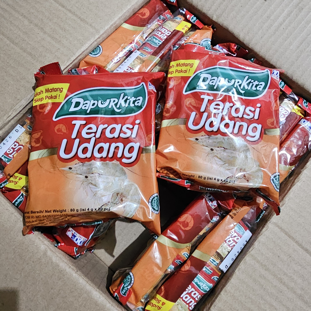 

Terasi Udang Dapurkita 20 pcs x 4gr pcs Matang Siap Pakai