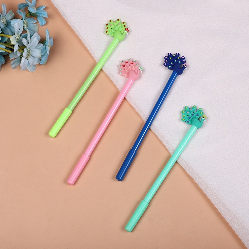 

HYPE N FANCY 1 PCS PULPEN PENA BOLPEN GEL KARAKTER BURUNG MERAK PGK-1897 PEN LUCU CANTIK IMUT KADO UNIK SOUVENIR