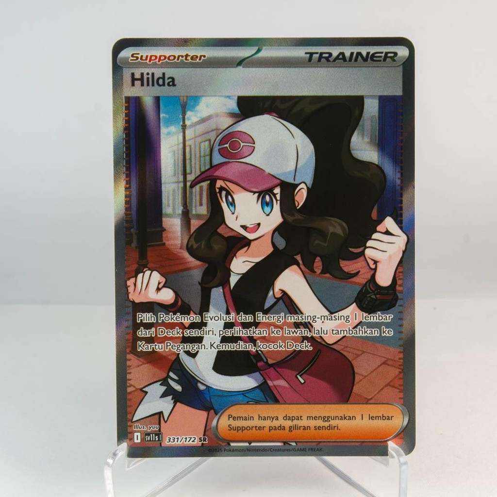 Hilda SR 331/172 SV11s Hitam & Putih Kartu Pokemon TCG Original Indonesia