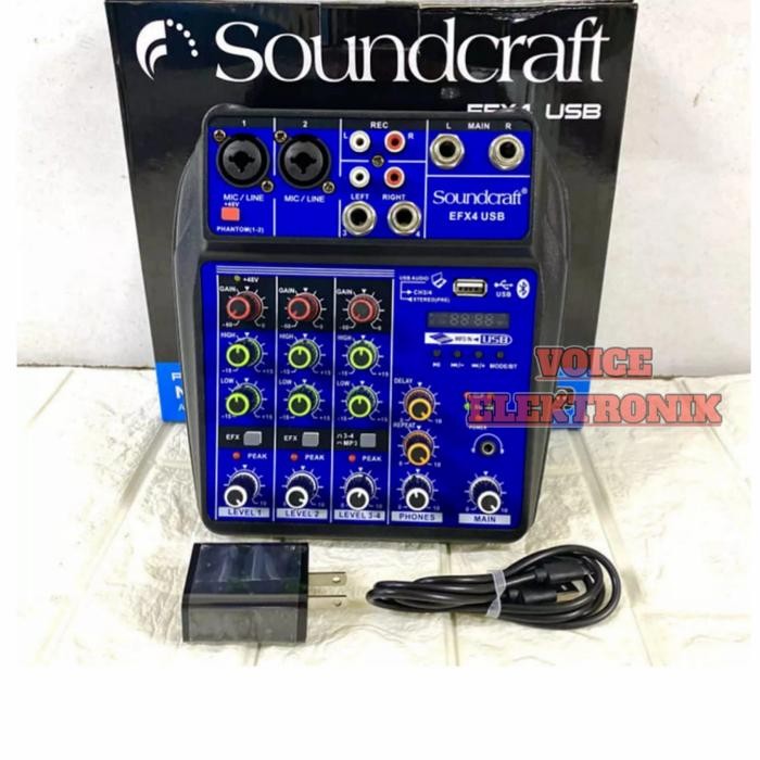 Mixer Soundcraft EFX 4 Bluetooth Mixer Mini