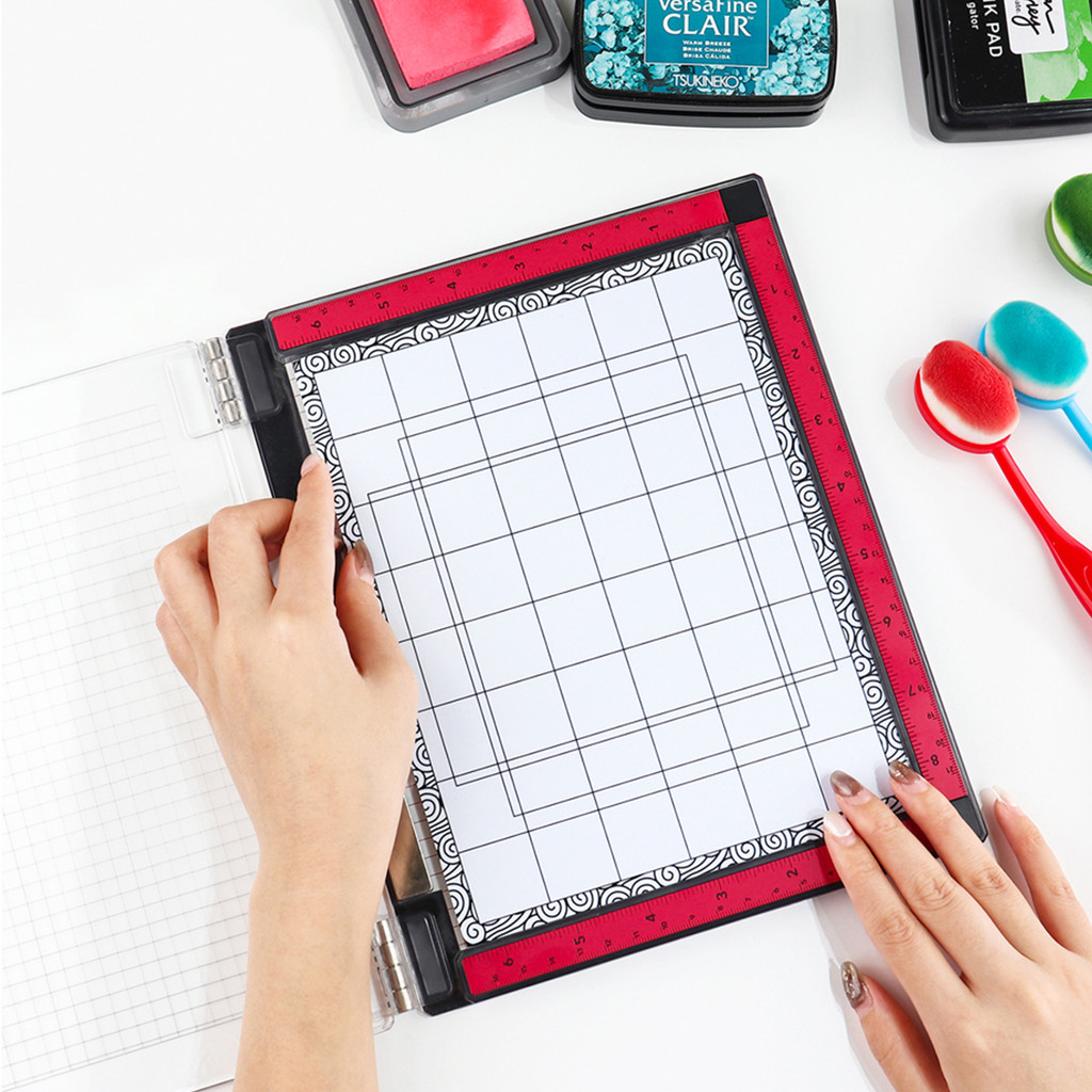 

2-3pcs Stick and Stamp Mat For Creating Straight Lines Easier Blending Buddy Template Low Stcik Mat To Hold Project In Place
