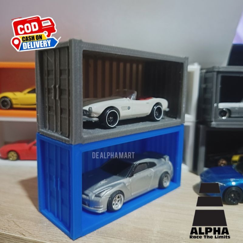BOX SHIPPING CONTAINER 1:64 SHOW BOX STACKABLE HOT WHEELS