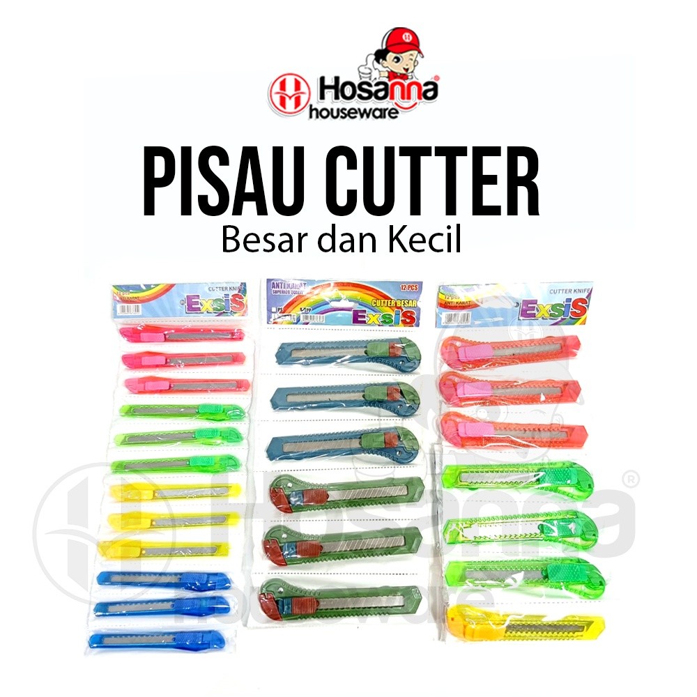 

♚Cutter Plastik Besar / Kecil♚