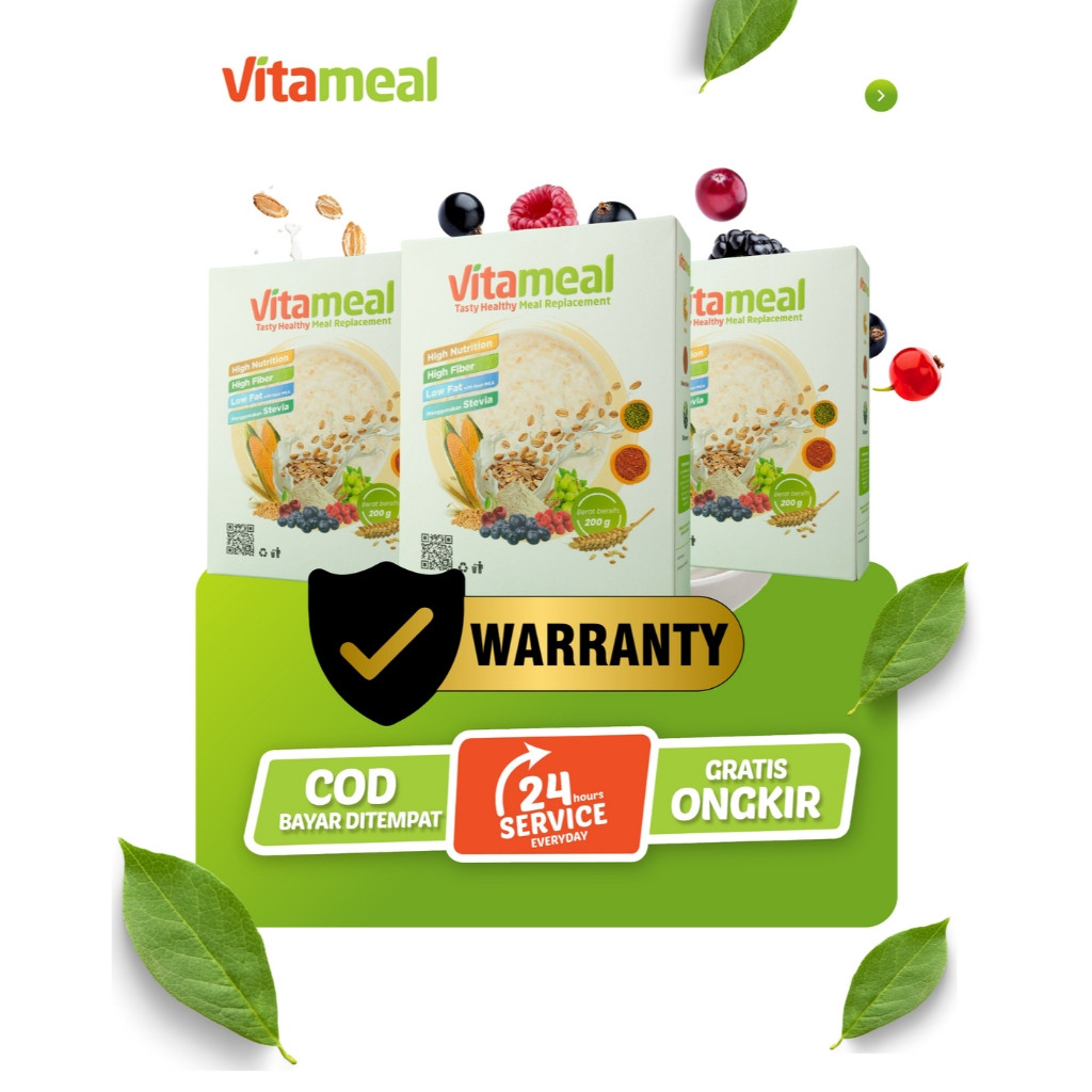 

Vitameal Sereal Sehat Multigrain Vitamil Vitamilk Membantu Menstabilkan Obat Gula Darah 1 Box