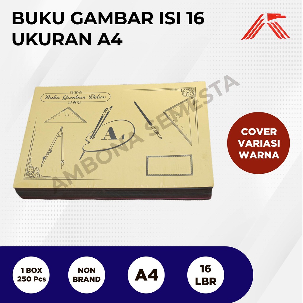 

Buku Gambar Non Brand isi 16 Lbr Ukuran A4 Bc