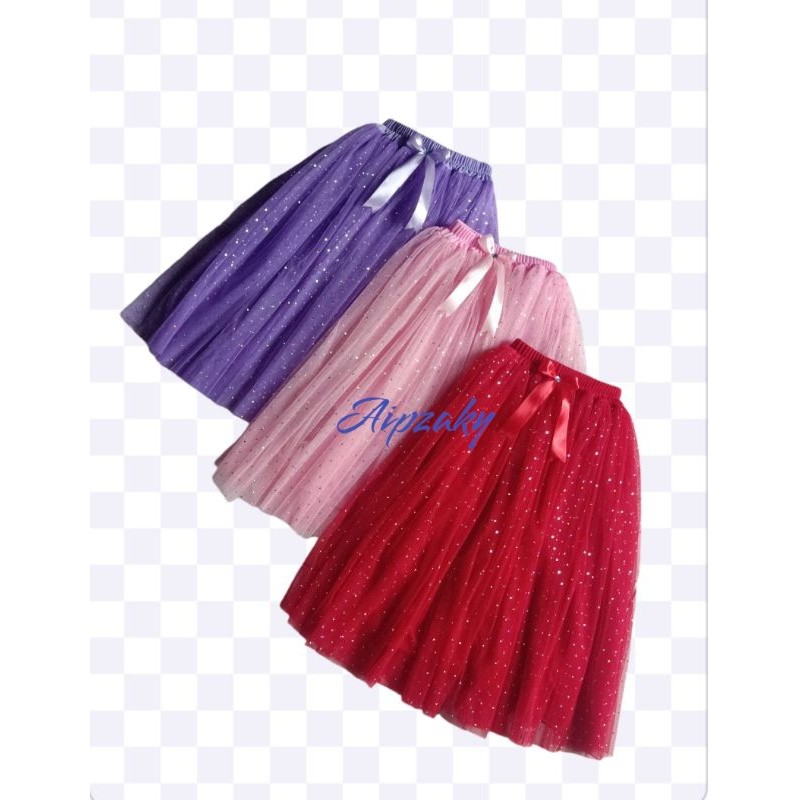 

DC_ Rok tutu PANJANG Glitter/Rok tutu anak perempuan / Rok tutu anak TK SD/ Rok tutu anak muslimah