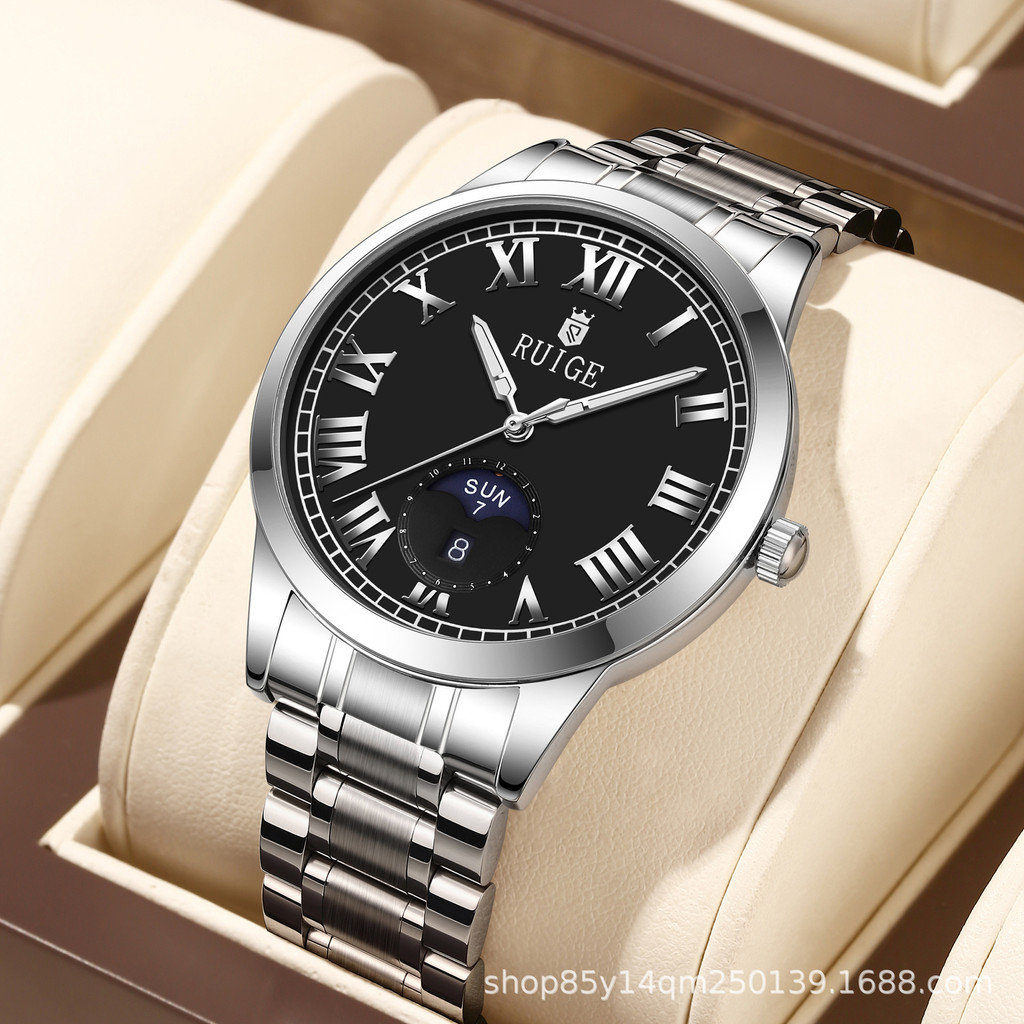 

Jam Tangan Mekanis Otomatis Pria Baru dengan Kalender dan Hari dalam Seminggu Tahan Air Bersinar Jam Tangan Fashionable