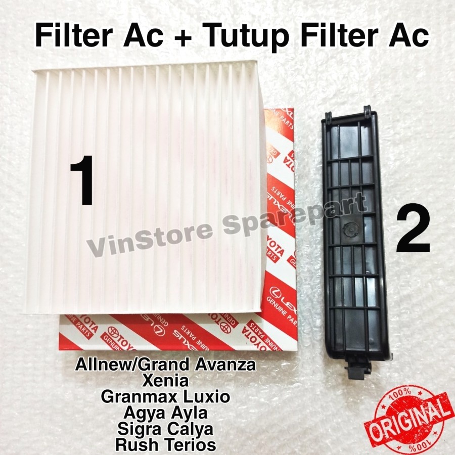Filter Ac Avanza Calya Rush Komplit Tutup Filter Ac Original Toyota