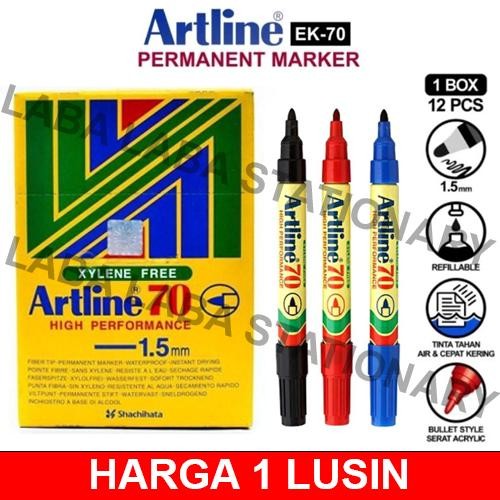 

Spidol Artline 70 Permanent Marker Original - Hitam