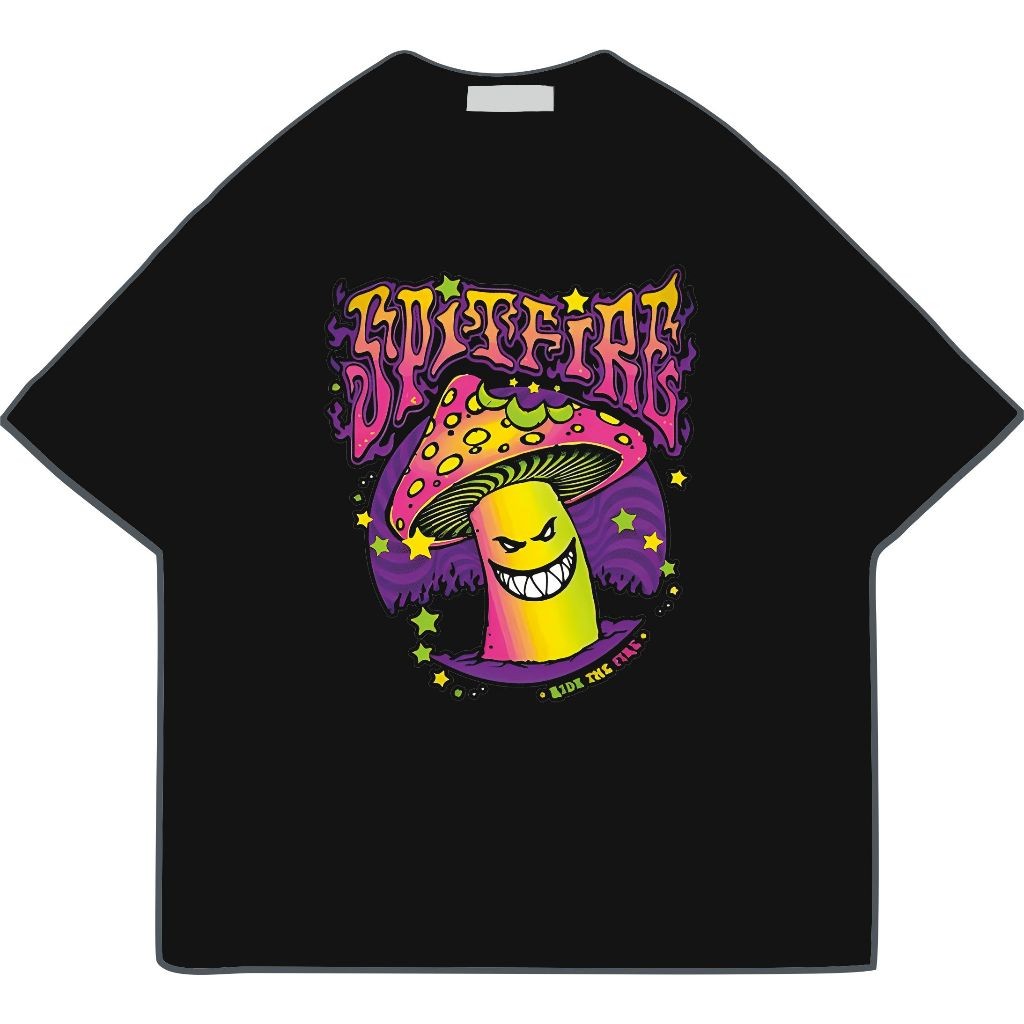 MRLS Baju Kaos Skate Spitfire Jamur / Baju Kaos Jamur