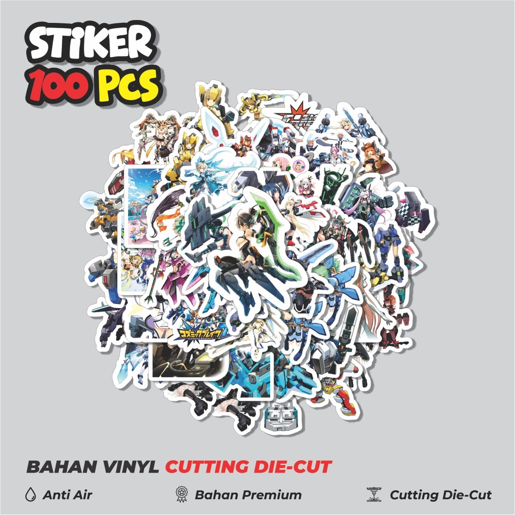 

Terbaru! 50 pcs Stiker Game Series Cosmic Break Karakter Mix Dekorasi Lucu Kreatif untuk Notebook, Skateboard, HP