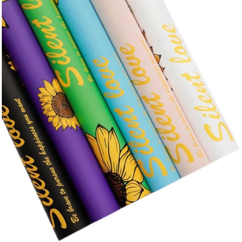 

[ 20 LEMBAR ] Kertas Buket Bunga Sunflower Flower Wrapping Paper Cellophane KB6178