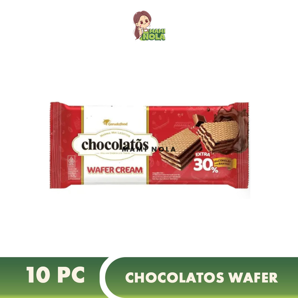 

New - Chocolatos Wafer Cream Kemasan Renteng Isi 10 pc