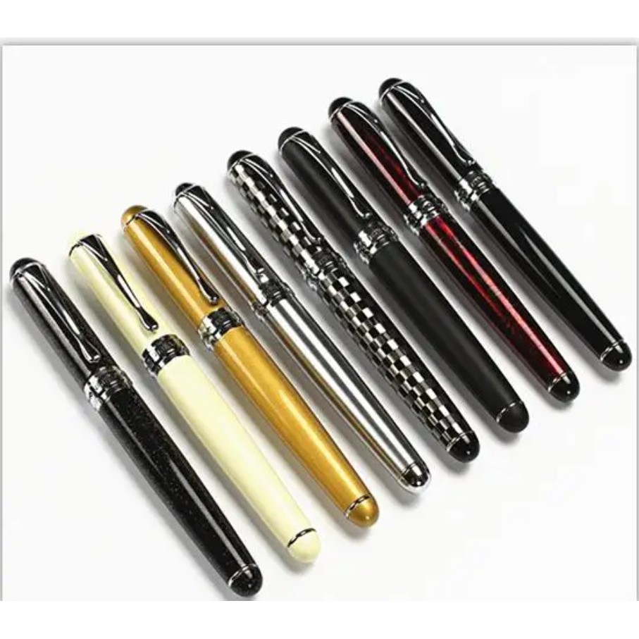 

Jinhao X750 Classic Style Silver Clip Metal Fountain Pen 0.5 mm Nib Steel Ink Pens for Gift Office Supplies School Supplies