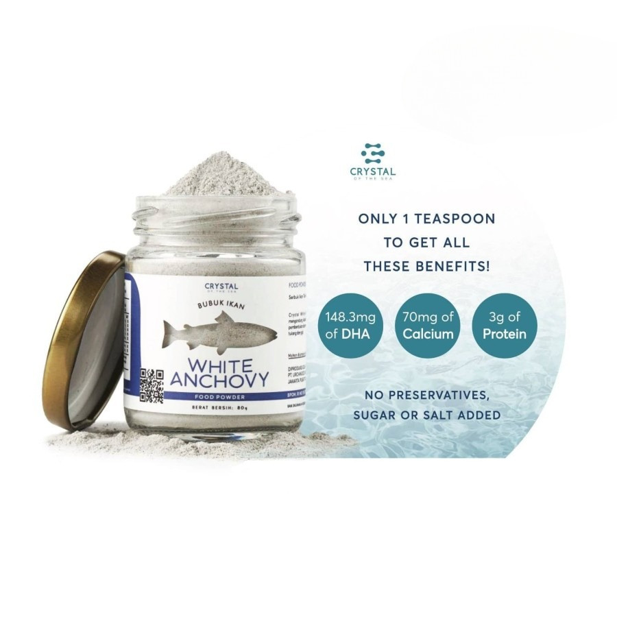 

Crystal Sea Anchovy Powder 40 gr 80gr