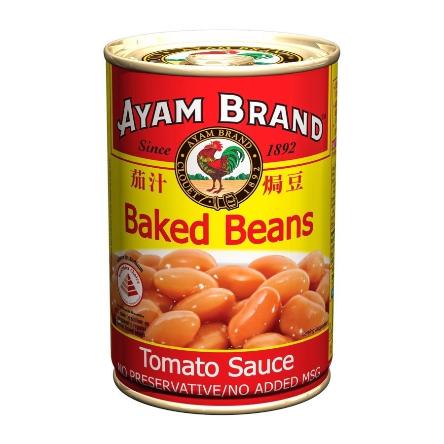 

New Baked Beans Ayam Brand - 425 GRAMPremium