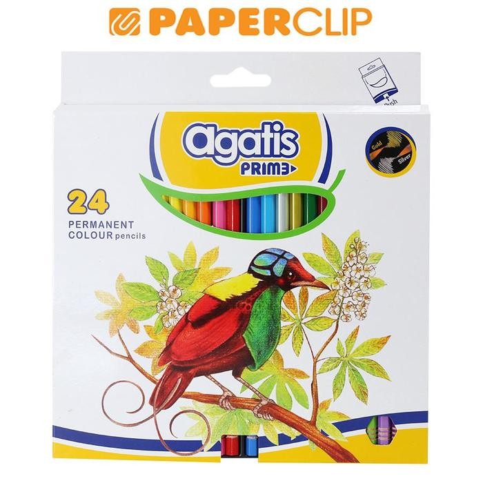 

TERLARIS! PENSIL WARNA AGATIS PRIME HEXAGONAL 24C