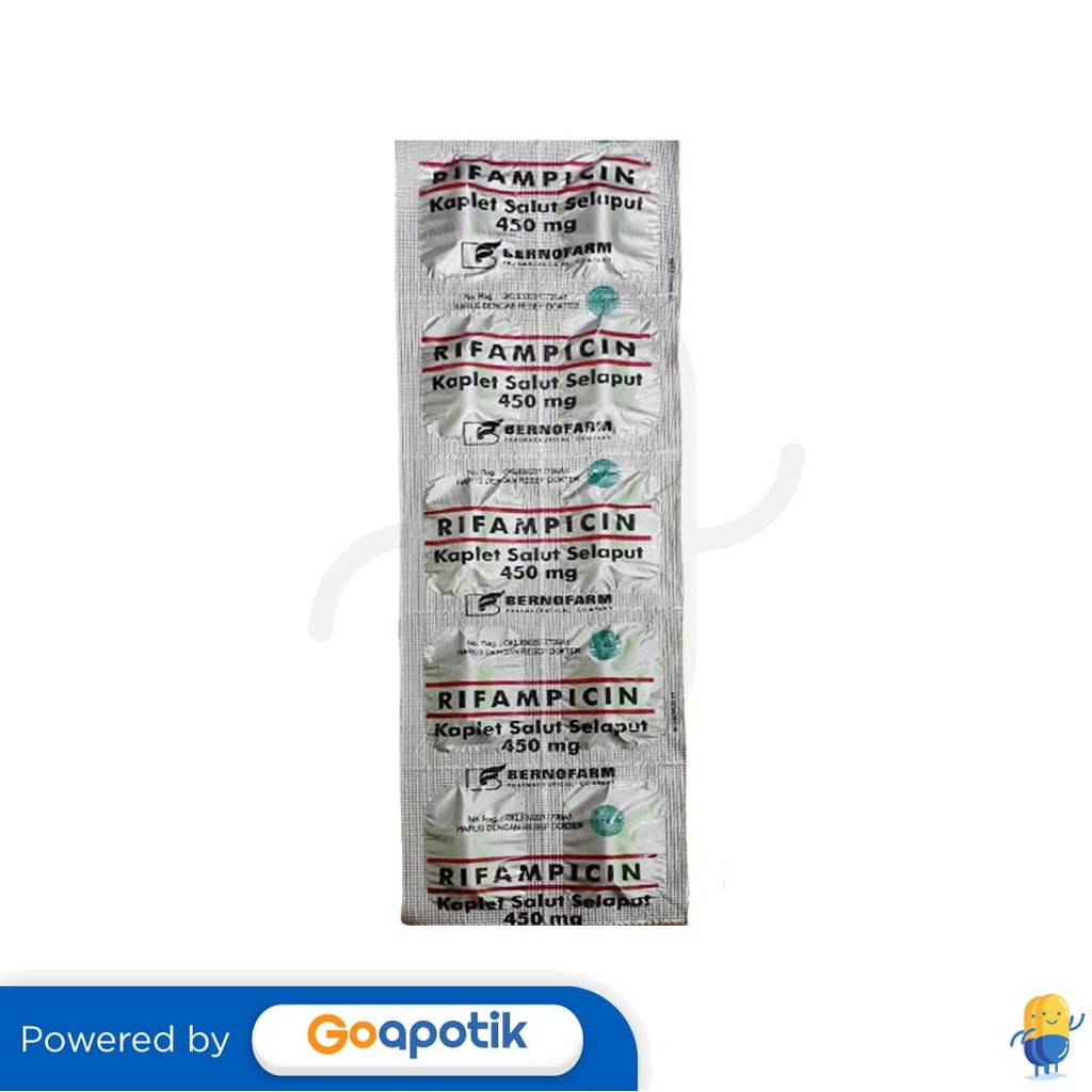 Rifampicin Bernofarm 450 Mg Strip 10 Kaplet