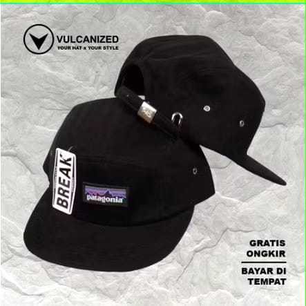 Topi 5 Panel Distro Patagonia Thanksinsomnia Snapback HipHop Bahan  Rafel