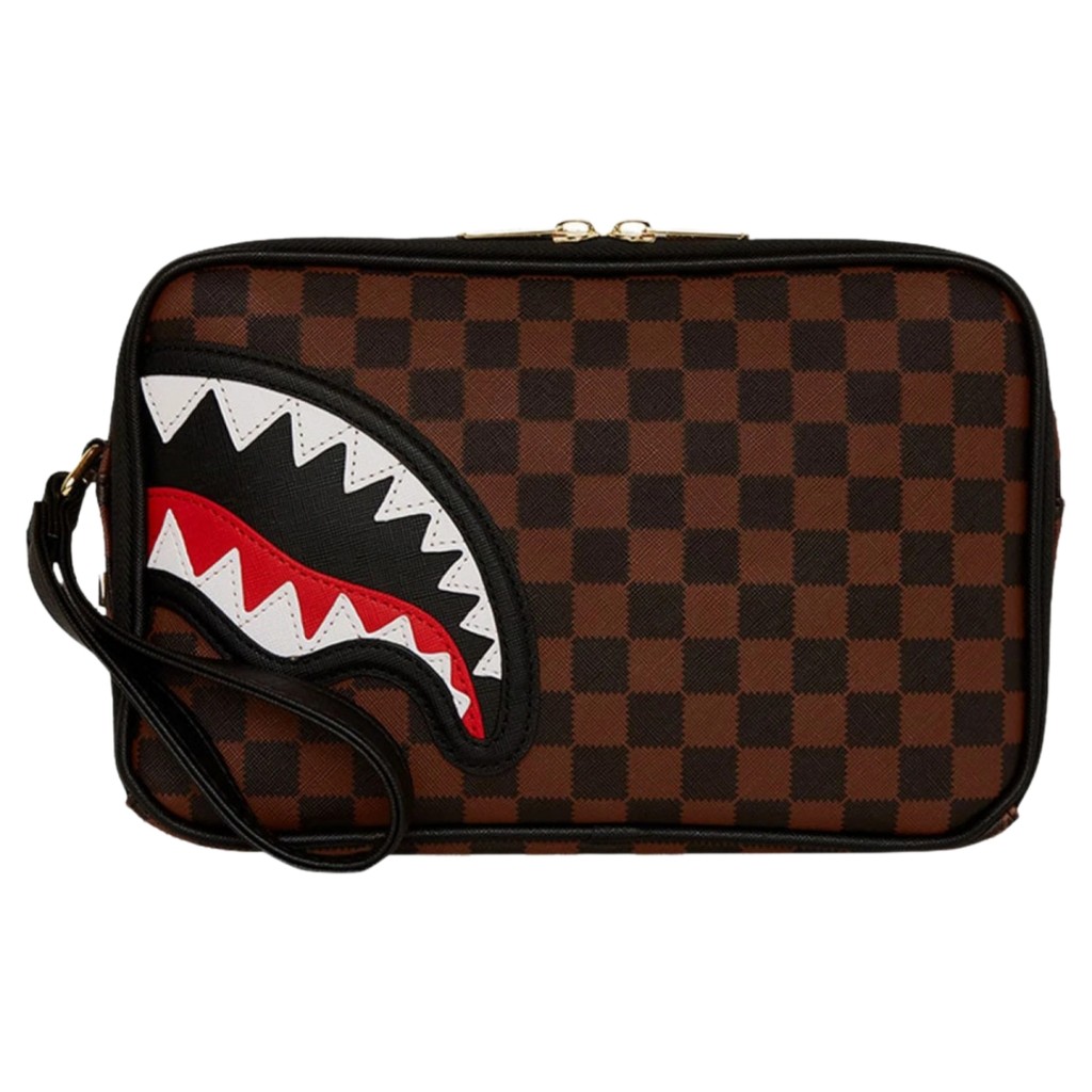 Sprayground Sawtooth Sharks In Paris Toiletry / Tas Branded Original