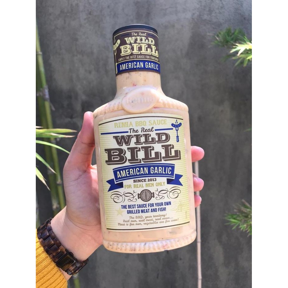 

PROMO! REMIA BBQ SAUCE WILD BILL AMERICAN GARLIC - Smokin JONES - American Garlic