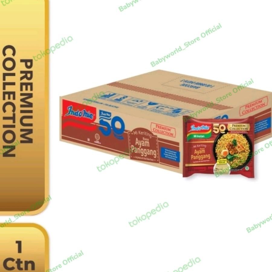 

Indomie Mie Keriting Mie Instant Kuah Ayam Panggang / Goreng Special Per Dus (20pcs)