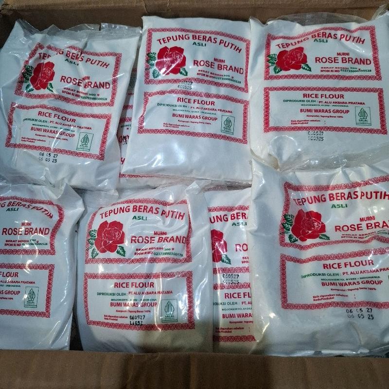 

6 Pcs Rose Brand Tepung Beras Putih Asli 200 gram