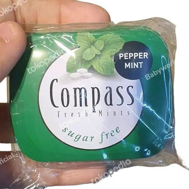 

Compass Fresh Mints Permen Sugar Free Matcha Peppermint 14gr