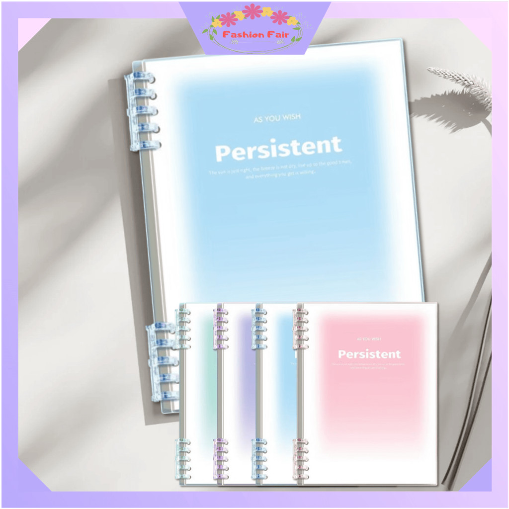 

Fashion Fair - 6646 Buku Binder / Buku Catatan Lucu / Notebook Loose Leaf Lucu / Buku Tulis Sekolah / Aesthetic Korean Loose Leaf Binder