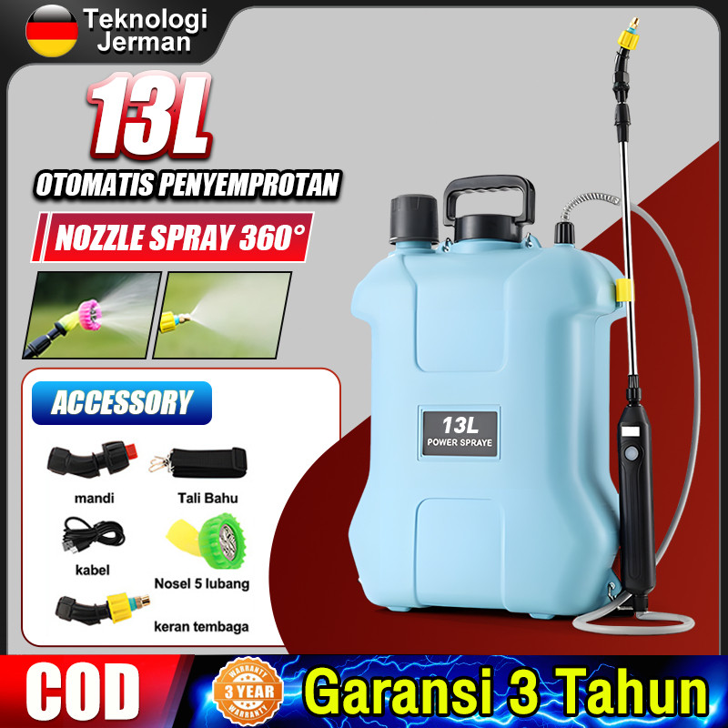 TAM.ZAM SPRAYER ELEKTRIK 13 LITER SNI Alat Semprot Tanaman Pertanian Alat Semprot Hama Otomatis