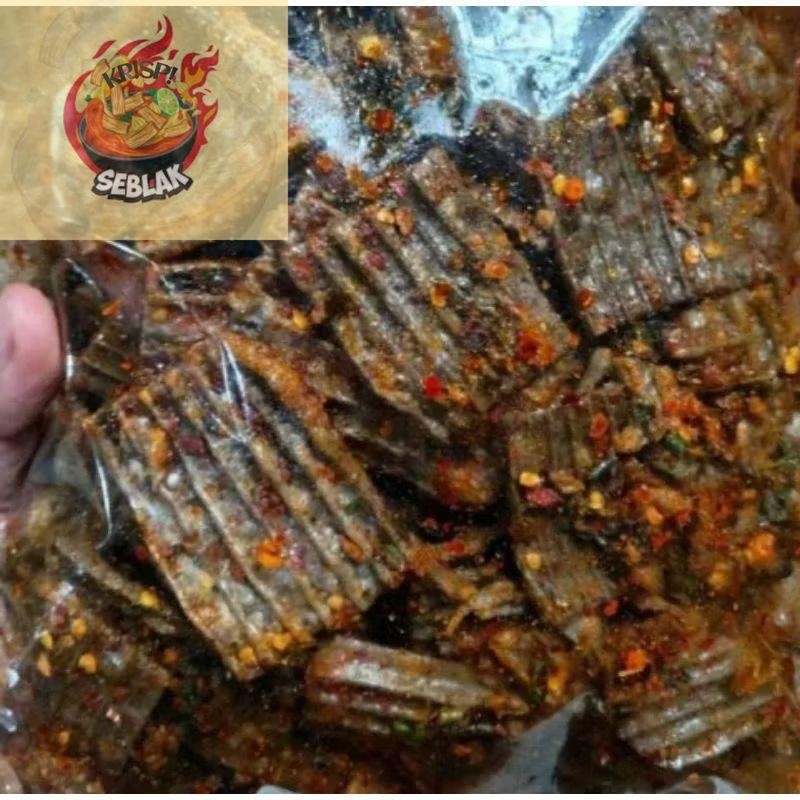 

Seblak krispi Kerupuk Jengkol Bantet Pedas 1kg / Kerupuk Jengkol. s