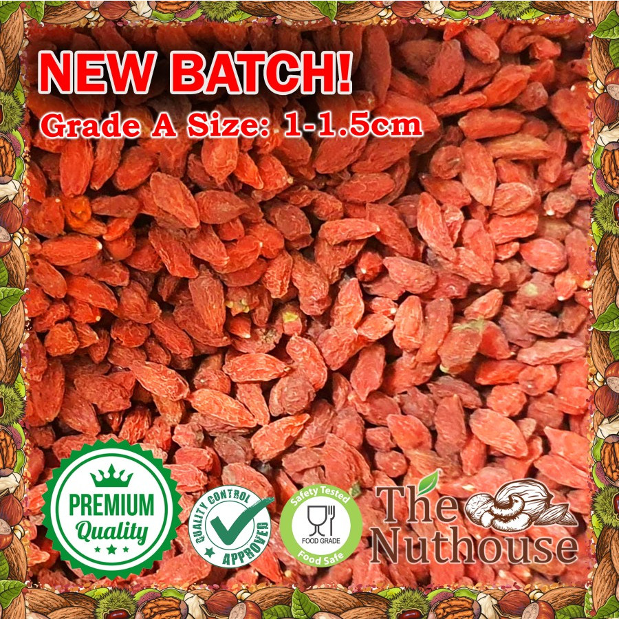 

100gr Gojiberry / Goji Berry / Kici / Wolfberry [PREMIUM GRADE A]