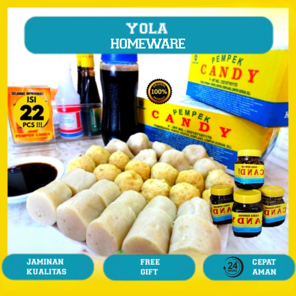 

PEMPEK CANDY ASLI PALEMBANG PAKET A