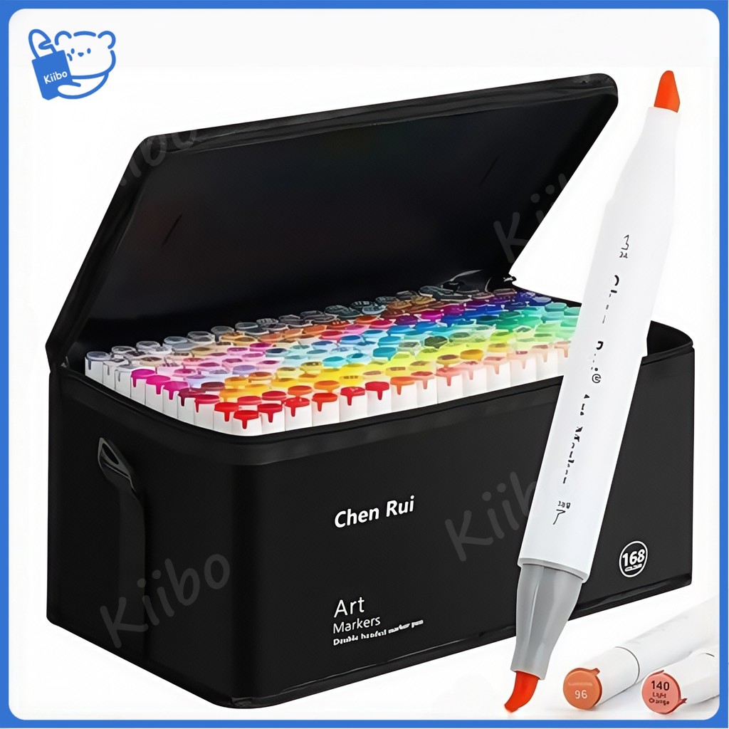 

Spidol Ujung Ganda Chenrui Spidol Warna Warni Kuas Seni