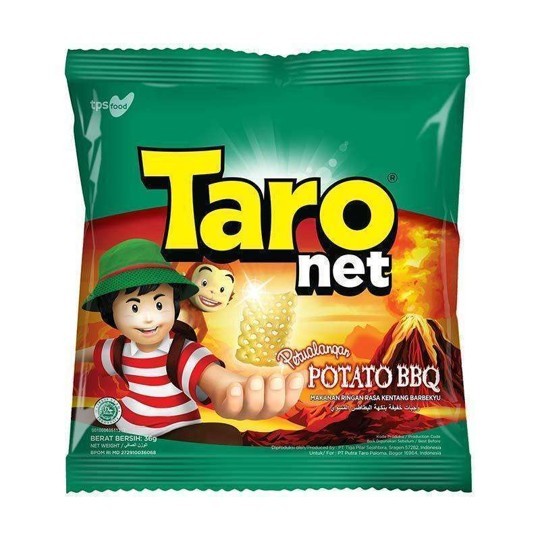 

TARO NET Potato BBQ [9 gr x 10 pcs] 1 renceng